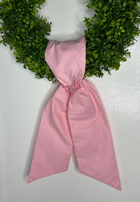 Baby Pink Cotton Wreath Sash Blanks