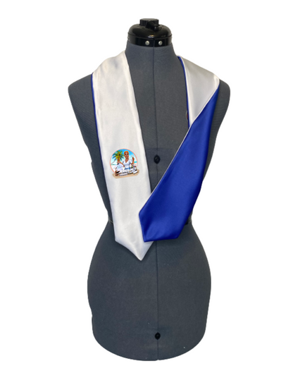 Two -toned Sublimation Graduation Stole Blank